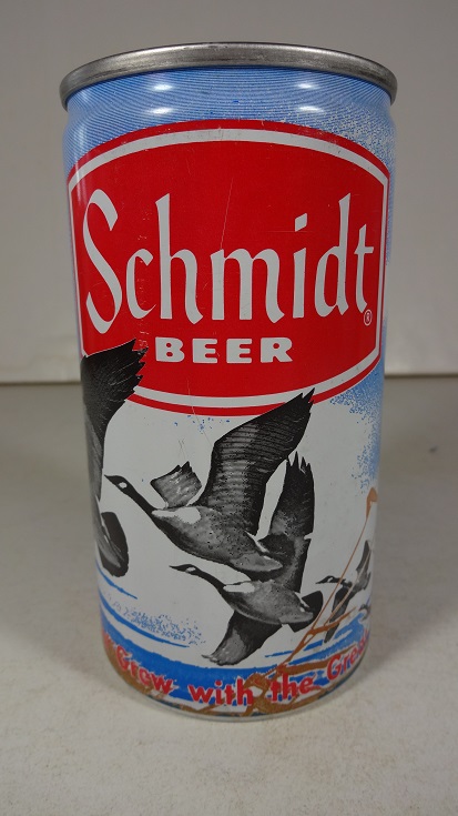 Schmidt - Geese - aluminum w red ltrs - Click Image to Close
